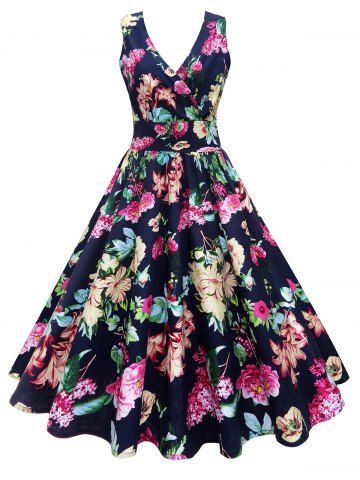 2018 Floral Vintage Dresses Online Store. Best Floral Vintage Dresses ...