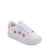 Star Pattern Sequins Flat Shoes - Rose 37