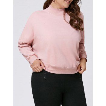 Plus Size Pink Sweatshirt Cheap Casual Style Online Free Shipping ...