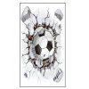 Polyester Football Print Serviette de bain sport - Blanc W15.5 INCH * L67 INCH