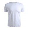 T-shirt à manches courtes à manches courtes - Blanc XL