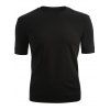 T-shirt classique à manches courtes - Noir XL