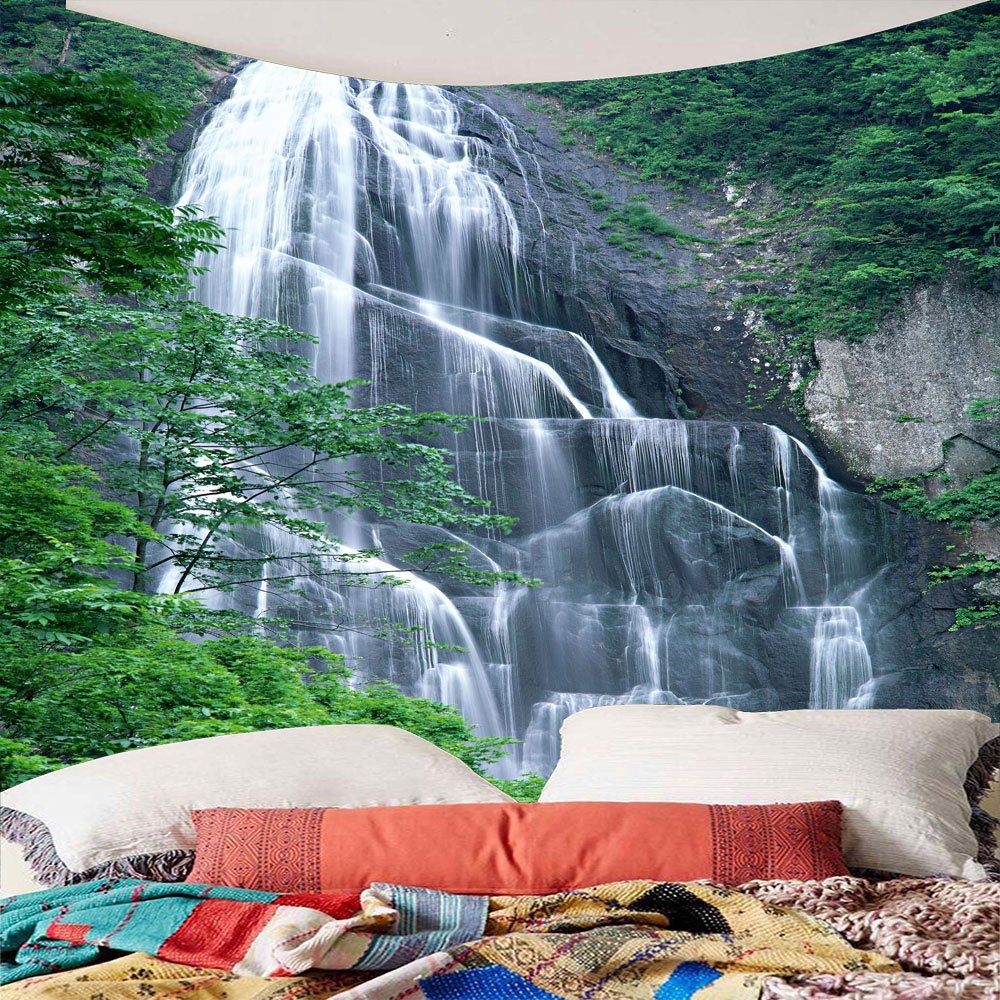 Photo Gallery Waterproof Hanging Wall Decor Waterfall