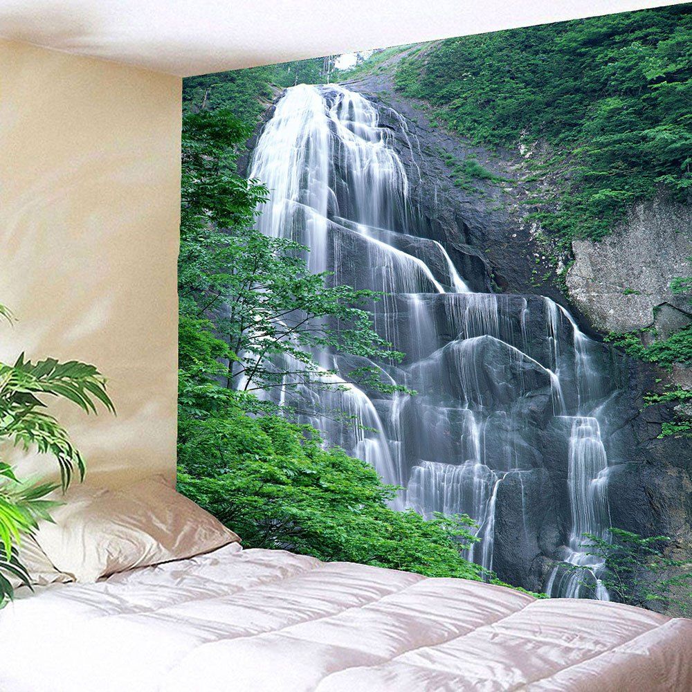 Photo Gallery Waterproof Hanging Wall Decor Waterfall