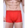 U Container Pouch Openwork Boxer Brief - Rouge L