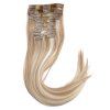 Colormix Long Straight Clip In Hair Extension - multicolore 18INCH
