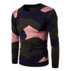 Pull Camouflage Coloré Pull-Over - Rose XL