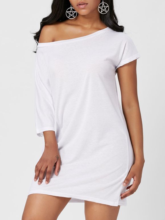 T-shirt à manches courtes à manches courtes - Blanc S