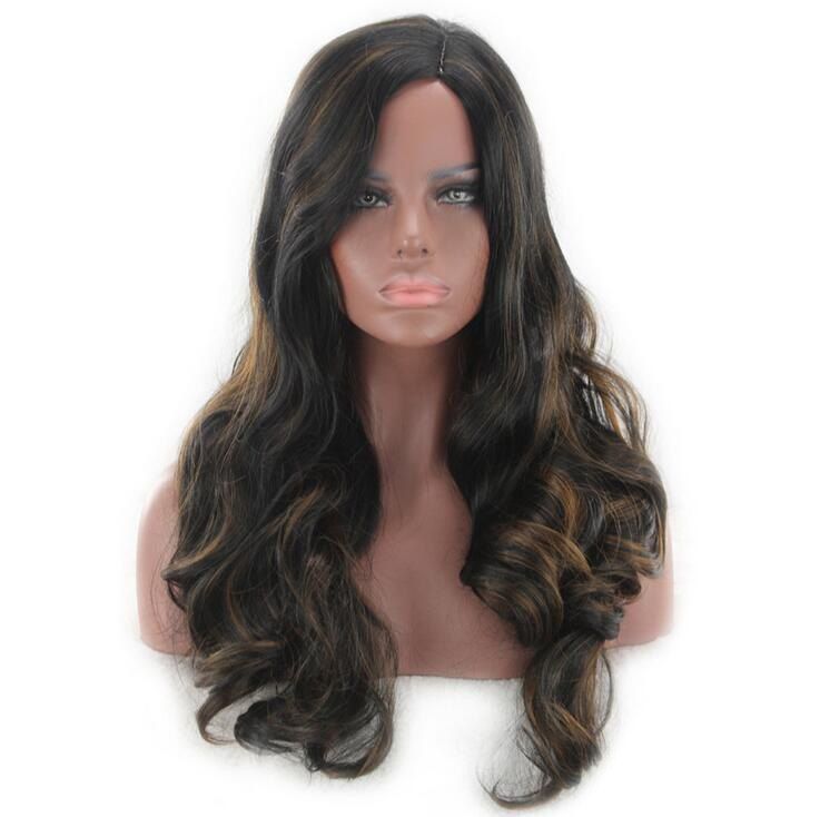 

Long Side Part Wavy Colormix Synthetic Wig