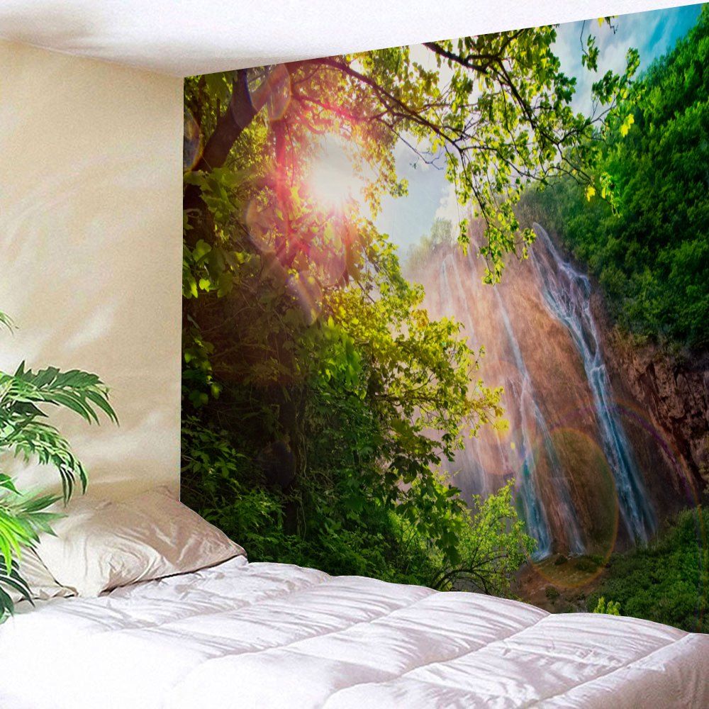

Wall Hanging Sunlight Canyon Print Tapestry, Colormix