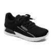Chaussures d'athlétisme à blocs de protection respirants à mailles - Blanc et Noir 37