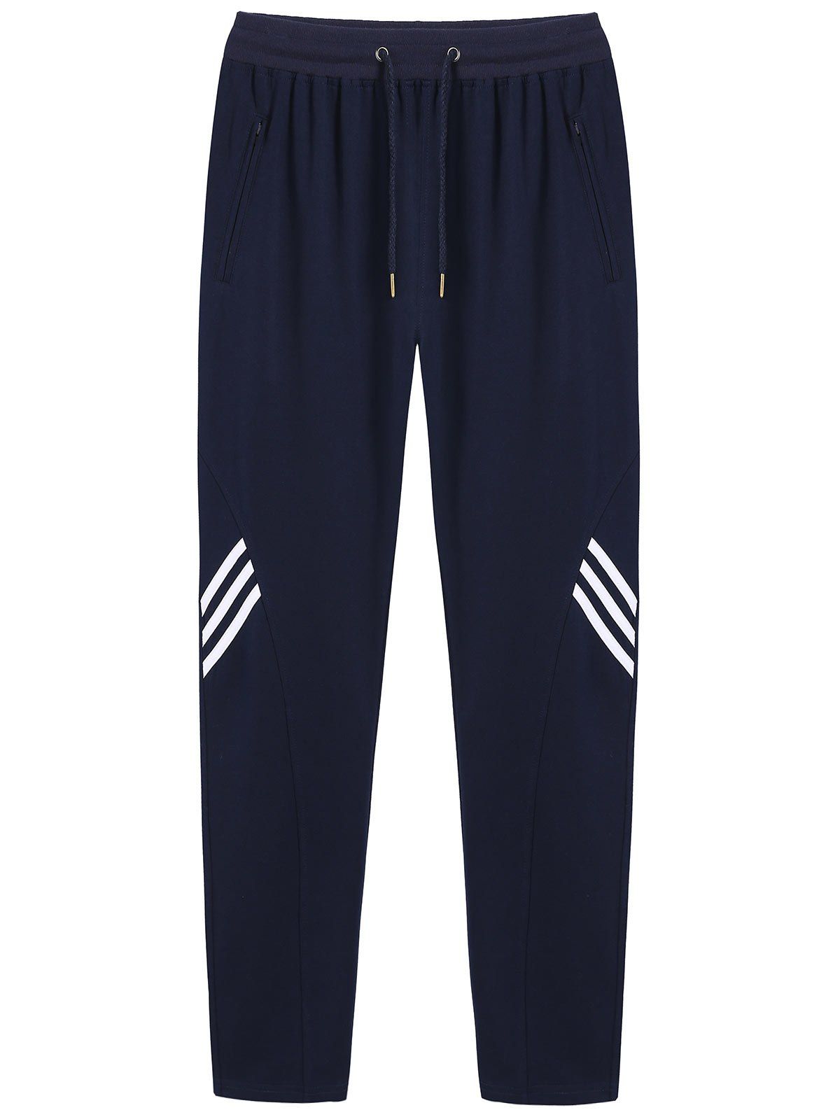 

Drawstring Stripe Sweatpants, Blue