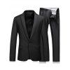 Veste Twinset Style Business avec Revers à Un Bouton - Noir XL
