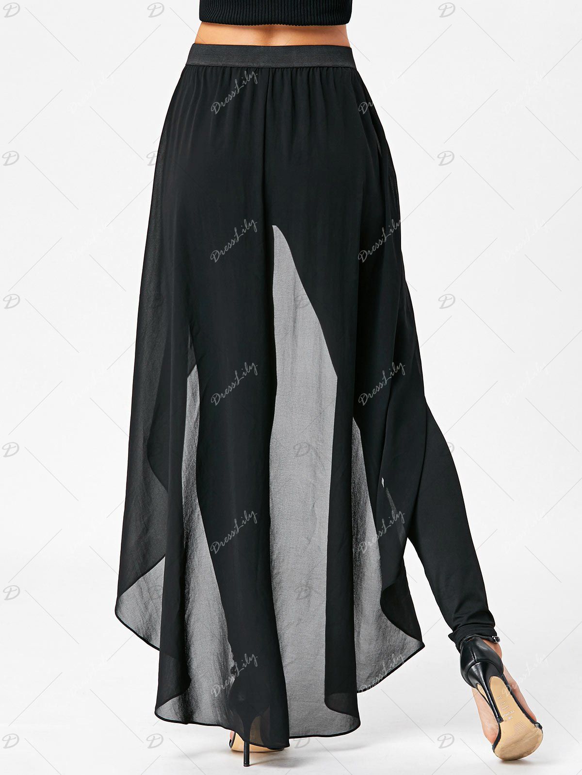 DressLily.com: Photo Gallery - High Waist Slimming Pants with Skirt