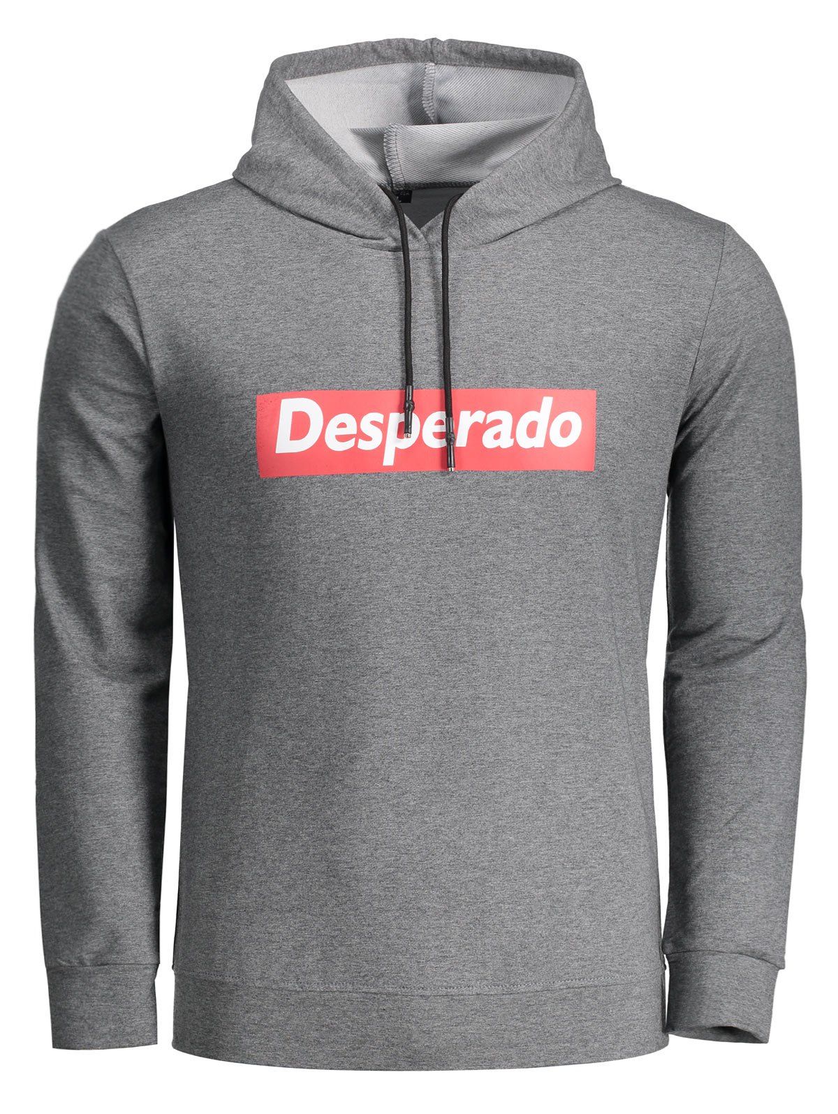 

Desperado Graphic Marled Hoodie, Deep gray