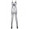 See Through Caged Backless Bodystockings - Noir ONE SIZE
