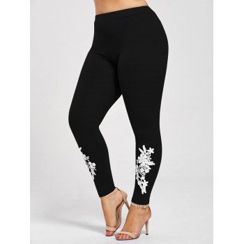 Just My Size 90563241910 Womens Plus-Size Stretch Jersey Legging Black 3X