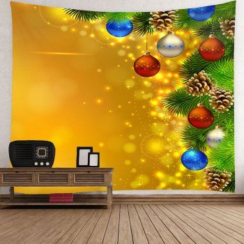 Tapestry christmas light wall merry Waterproof Christmas Light Pattern Wall Hanging Tapestry (COLORFUL,W59