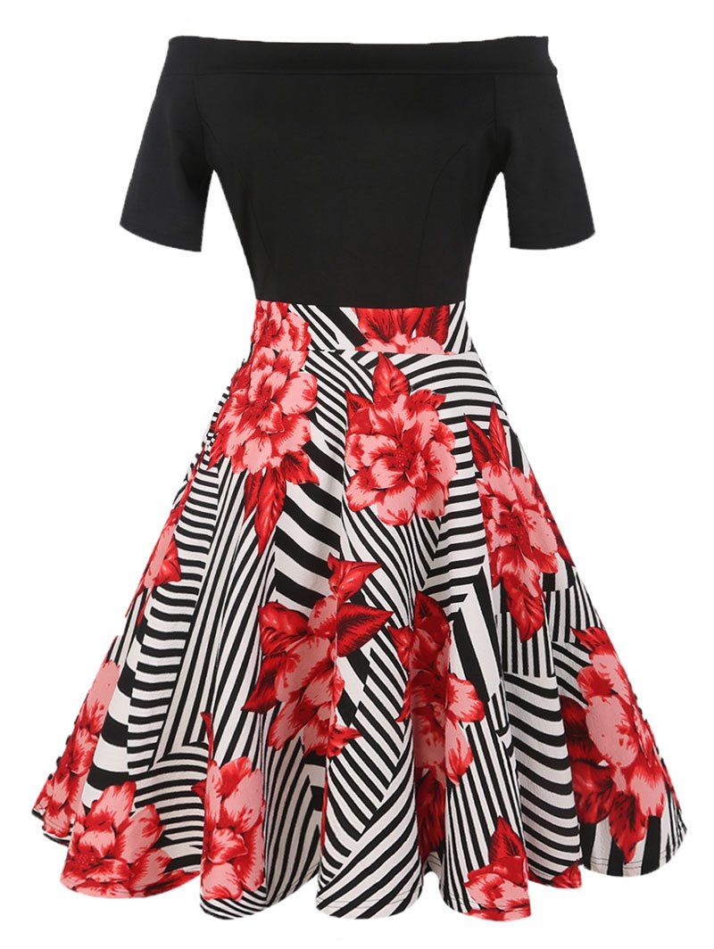 

Women Retro Dress, Red