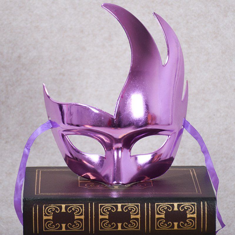 

Halloween Accessories Flame Shape Mask, Purple