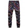 Pantalons de Jogging Etoiles et Rayures Gaufrage - multicolore L