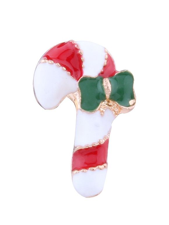1PC Bows Christmas Candy Cane Ear Cuff - Rouge 
