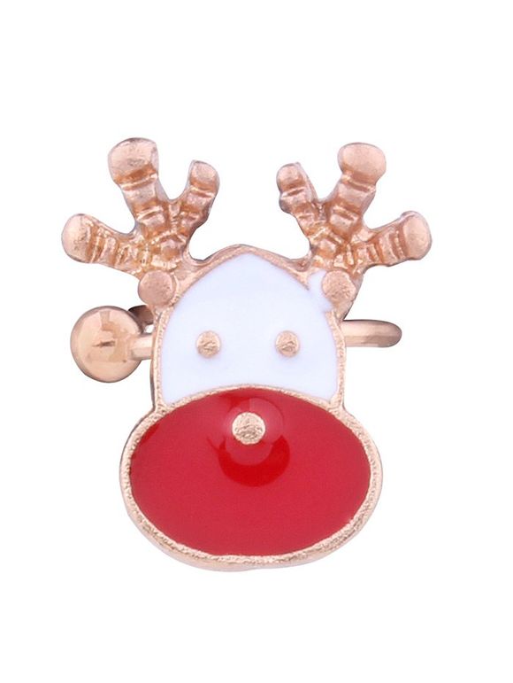 1PC Christmas Deer Ear Cuff - Rouge 