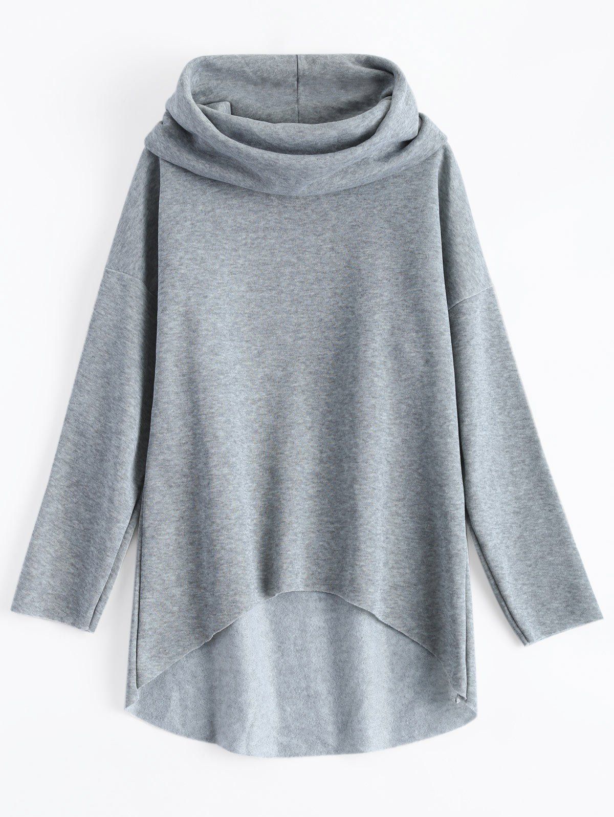 

High Low Hoodie, Gray