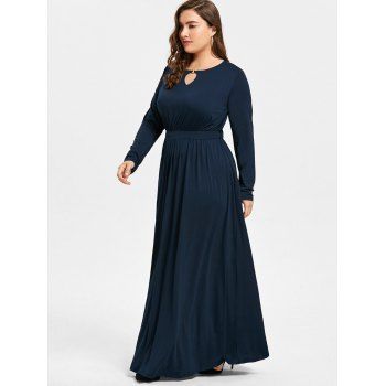dress keyhole maxi plus