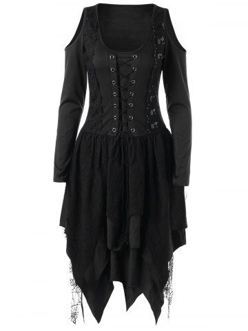Semi-Formal Handkerchief Hem Dress