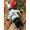 Xmas Reindeer Sweater Couverture de bouteille de vin - Nuageux 1 SET