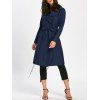 Ceinture à nouer à lacets Trench Coat - Bleu Violet M