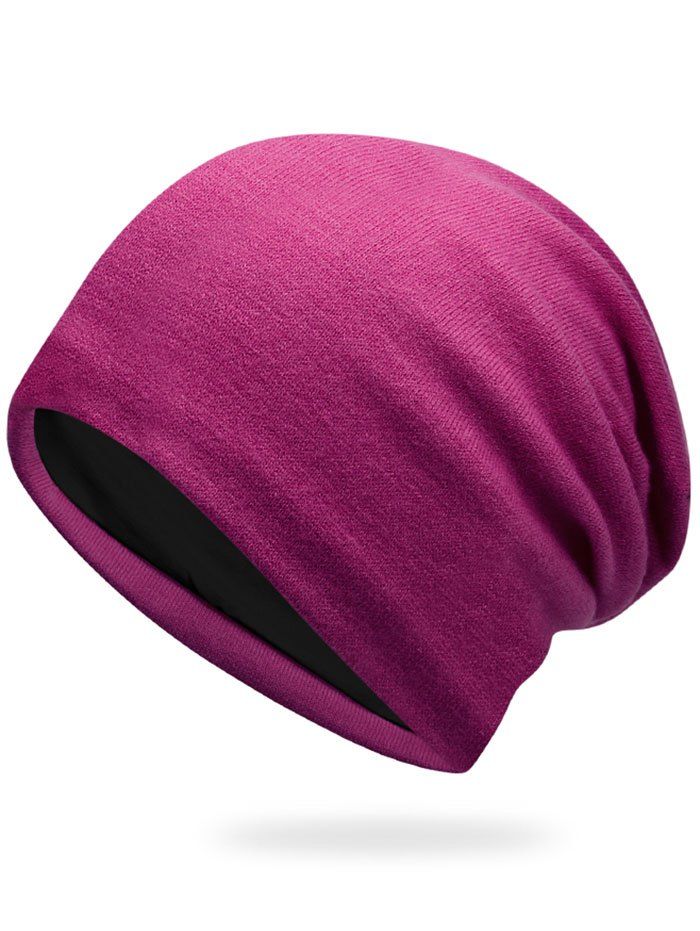 

Fashion Knit Hat for Autumn and Winter, Purplish red