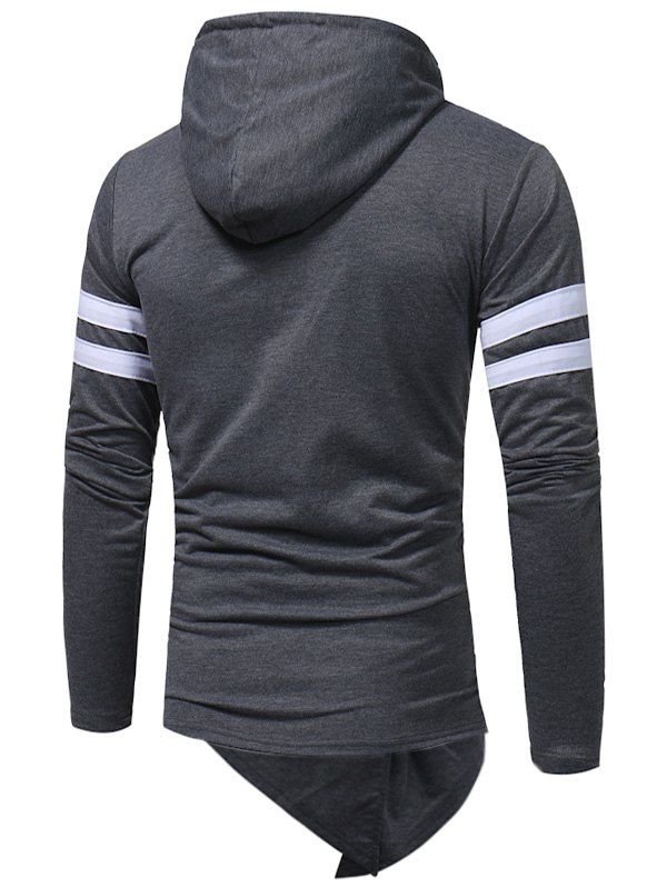 Asymmetrical zip up hoodie