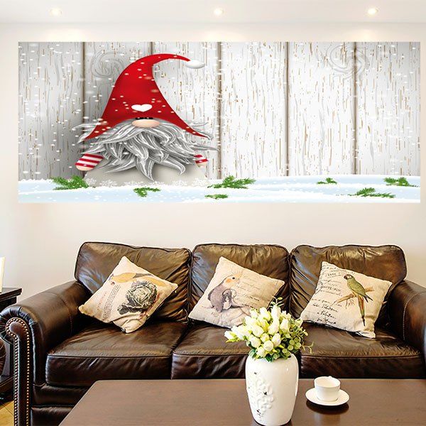 

Little Santa Clause Multifunction Removable Wall Art Painting, Colorful
