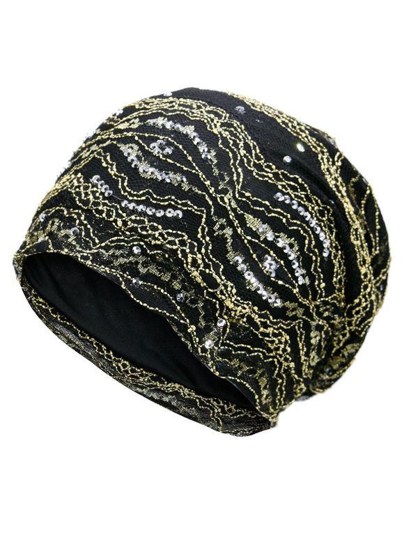 Chapeau de Bonnet Embellished - d'or 