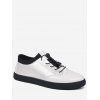 Tie Up Low Top Chaussures Casual - Blanc 44