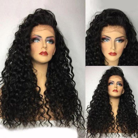 41 Off 2019 Long Bouffant Free Part Water Wave Lace Front Human