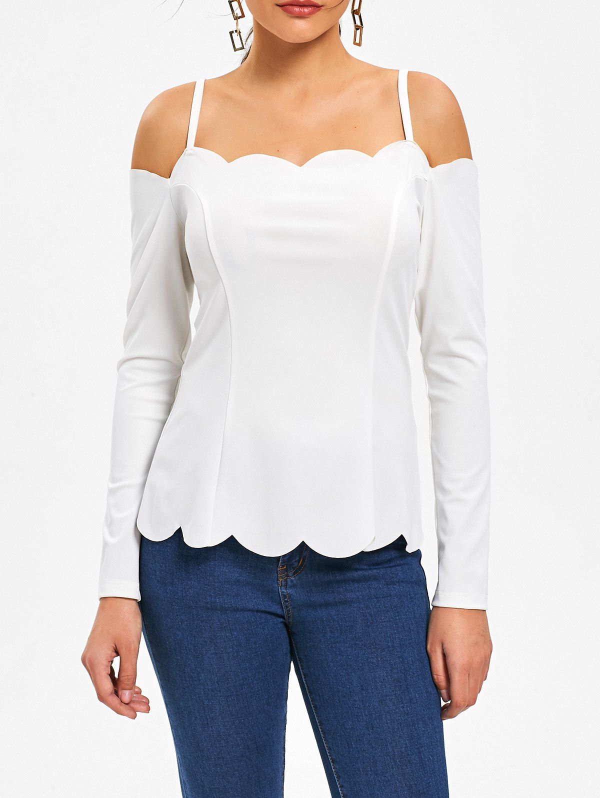 spaghetti strap over long sleeve
