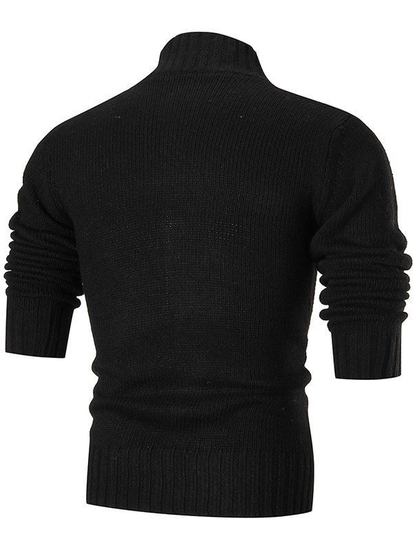 collared button up sweater