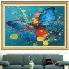 Peinture Décorative Multifonctions Motif Papillon - coloré 1PC:39*39 INCH( NO FRAME )