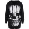 Hoodie À Capuchon De Crâne Halloween Skull - Noir XL