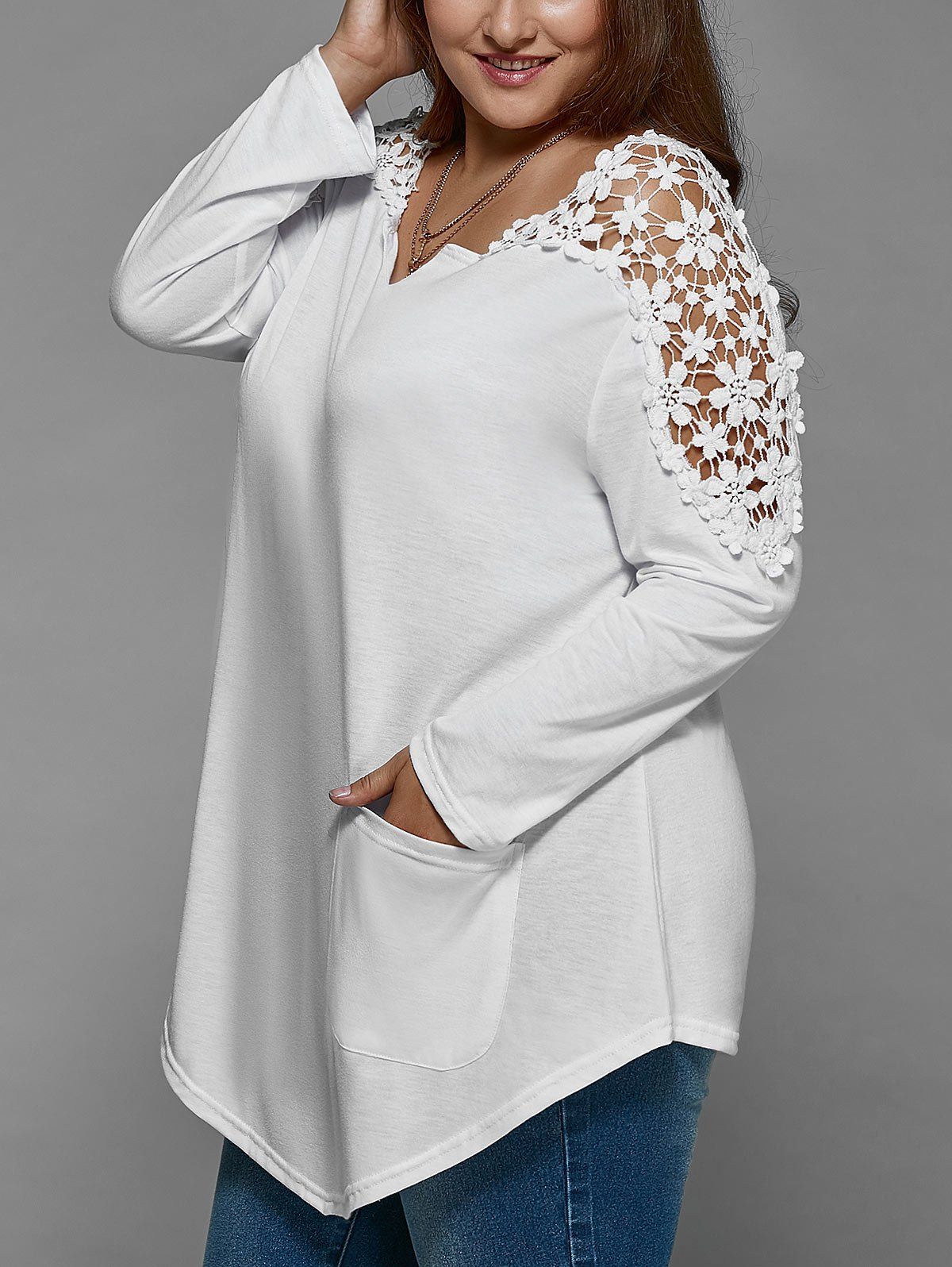 Plus size long t shirts