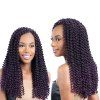 Tissage de Cheveux Longue Synthétique Tressée Bouclée Princesse Singulier Afro - Pourpre 