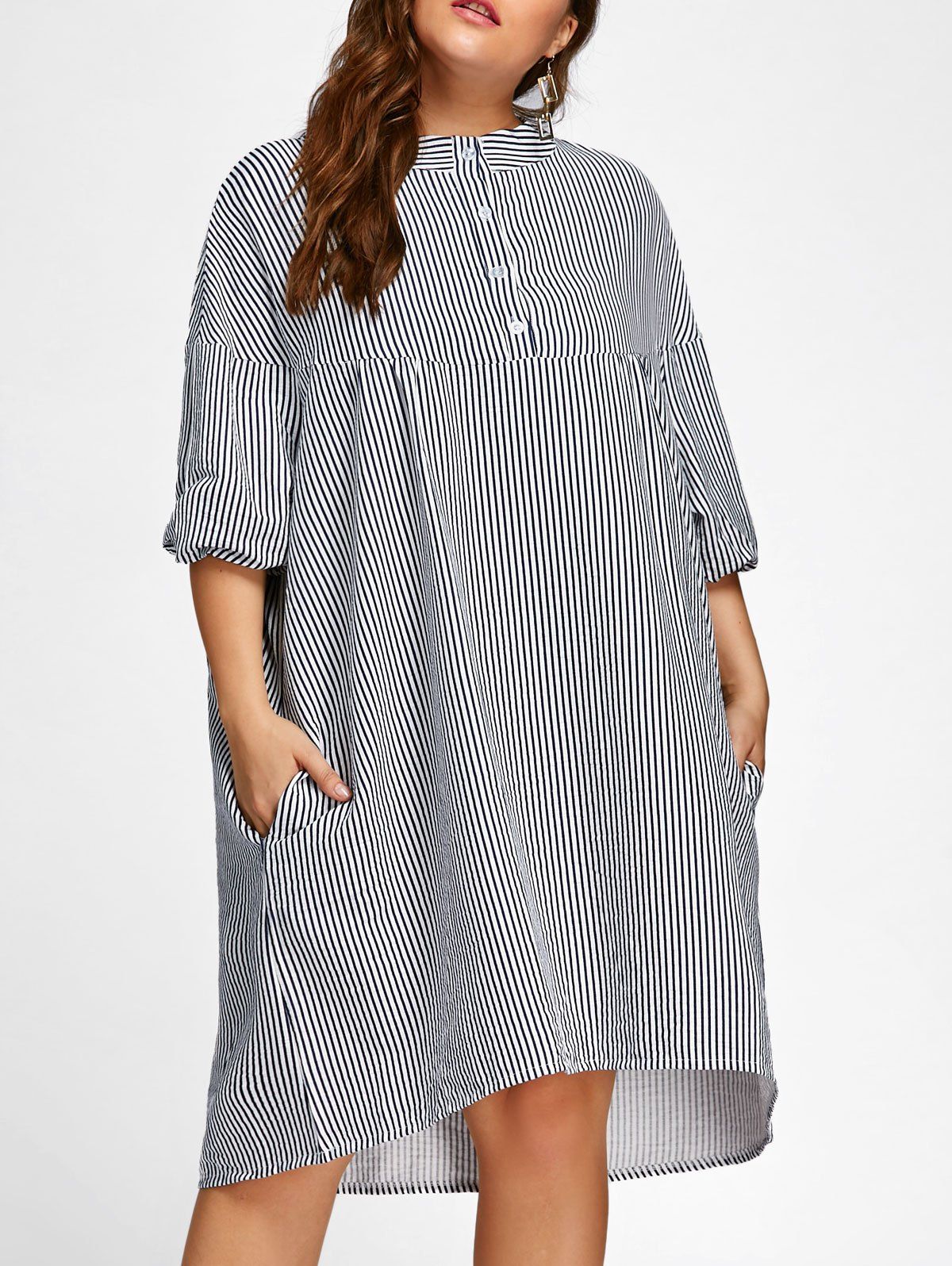 plus size smock dress