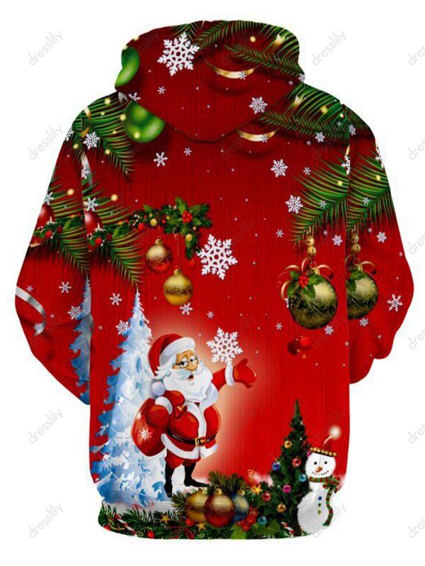 santa christmas tree jingle bells christmas hoodie