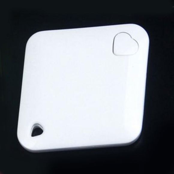 Dispositif de Suivi de Clés Anti-Perte avec Alarme par Bluetooth Sans Fil - Blanc 3.2*3.2*0.3CM