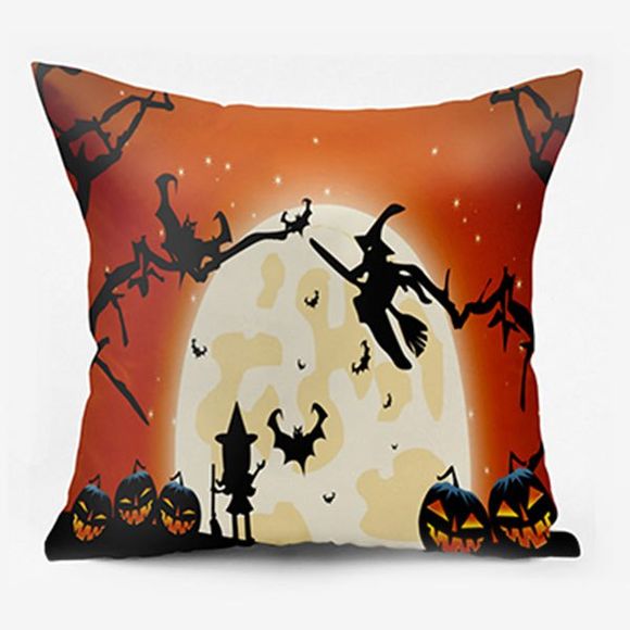 Halloween Witch Jack O Lunette de lune pour lanternes - Orange W18 INCH * L18 INCH