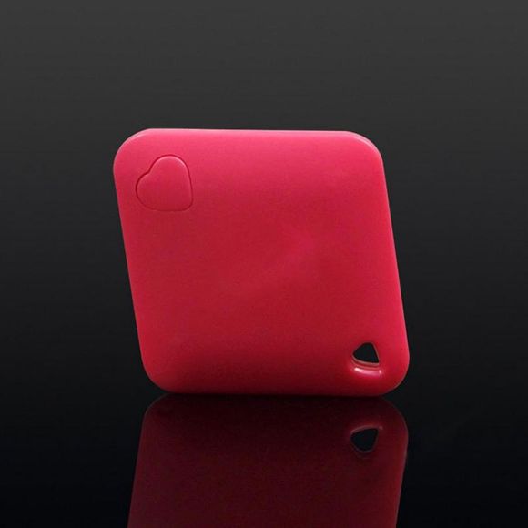Dispositif de Suivi de Clés Anti-Perte avec Alarme par Bluetooth Sans Fil - Rouge 3.2*3.2*0.3CM