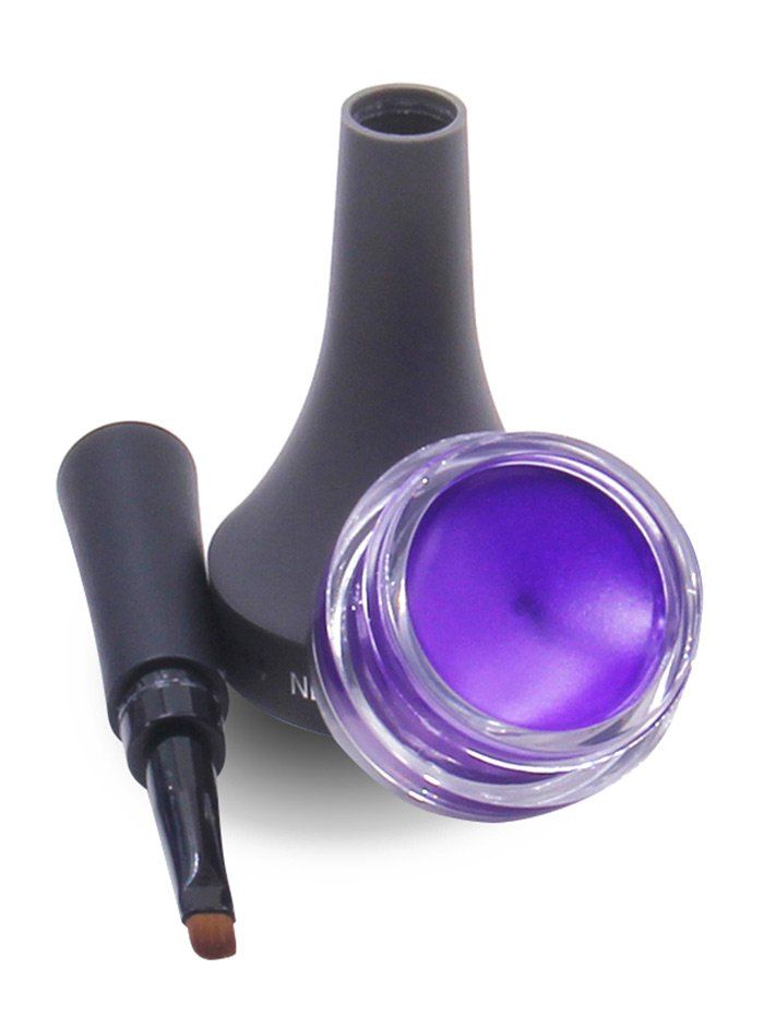 

Long Lasting Smudge-Proof Gel Eyeliner With Brush, Purple